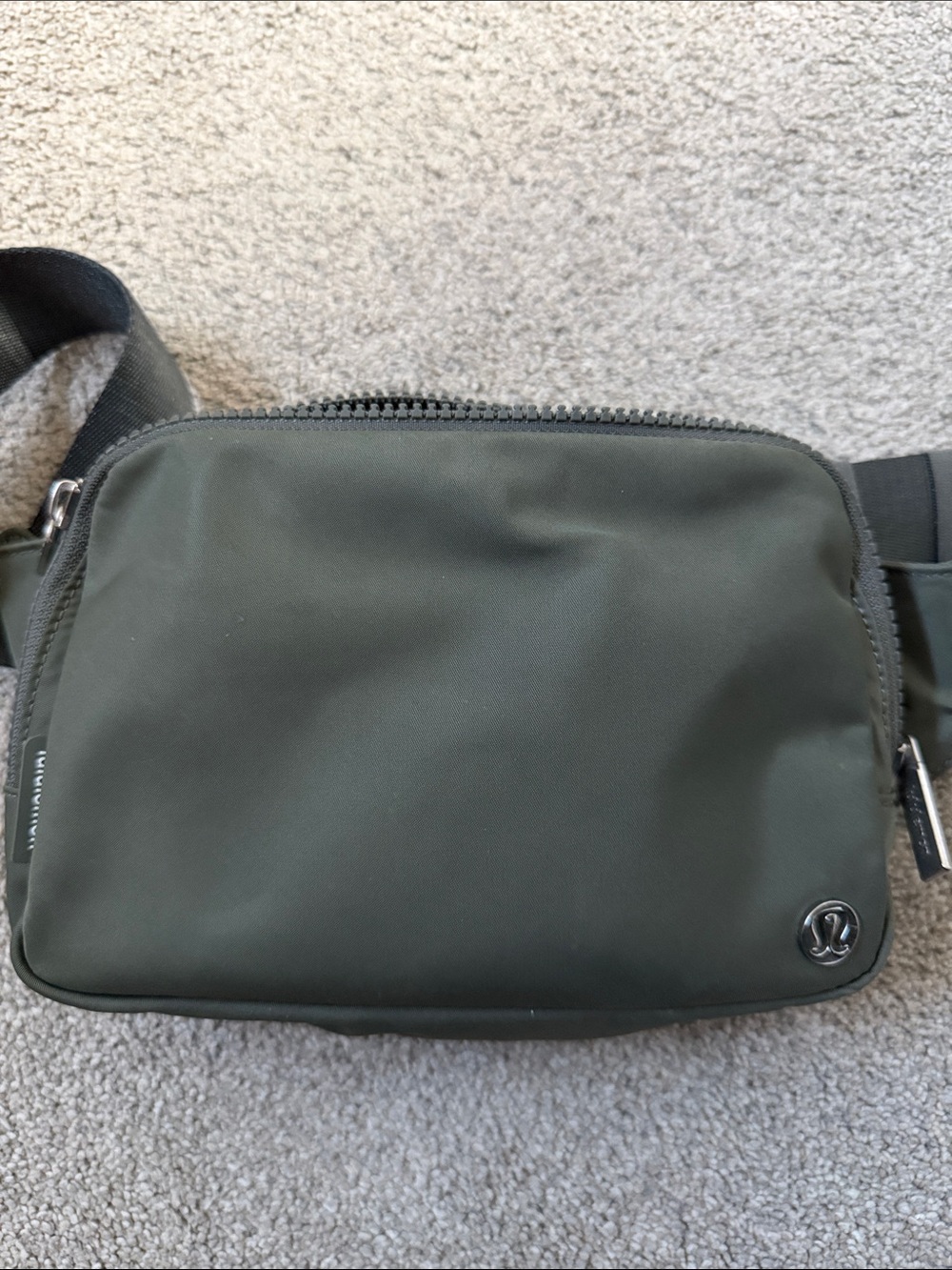 lululemon athletica  Olive Green Crossbody/Waist Bag